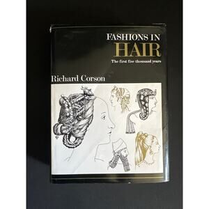RICHARD CORSON Fashions In Hair The First 5000 Years Hardcover Reprint UK 1995